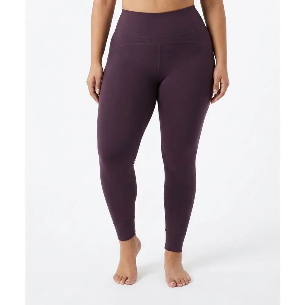Old Navy Powersoft  high-waisted leggings Brown Sz M NWOT
